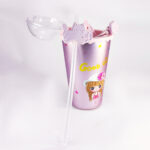 Sipper glass with Straw and Juicer